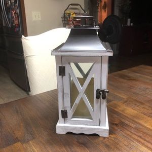 COPY - Farmhouse lantern with candle